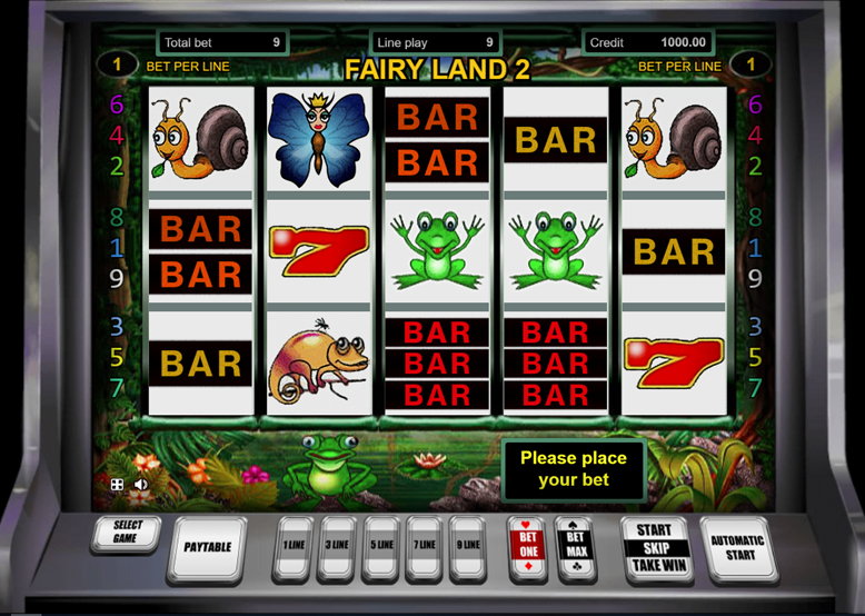Игровой автомат Fairy Land бесплатно без регистрации