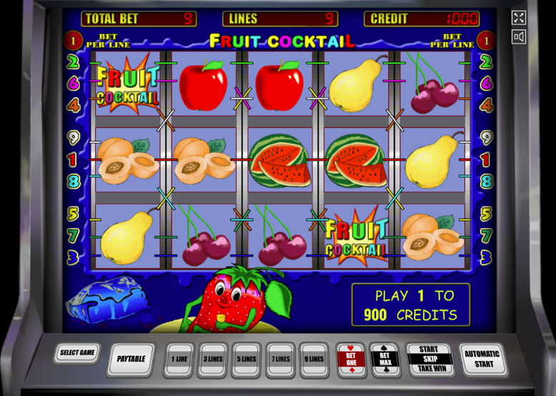 Игровой автомат Fruit Cocktail бесплатно без регистрации